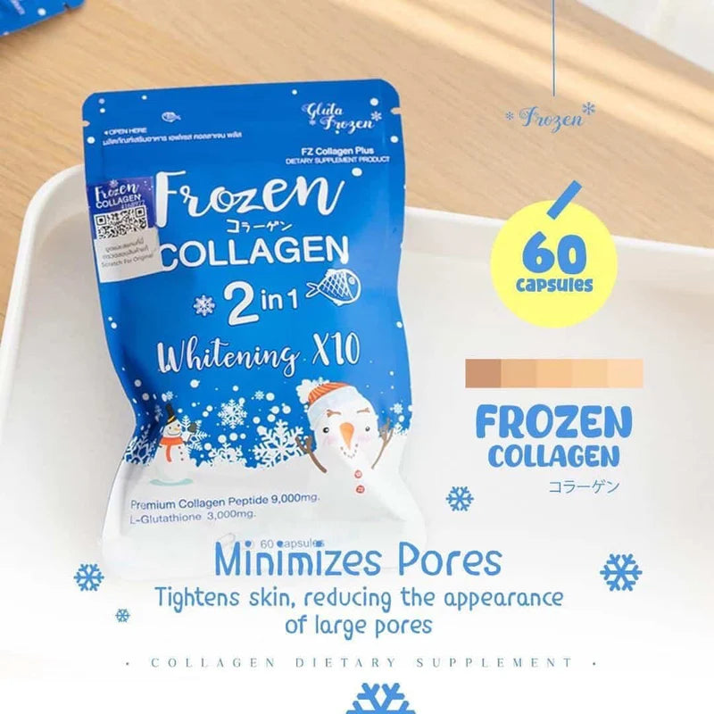 Frozen Collagen 2 in 1 Whitening x10 - 60 Caps